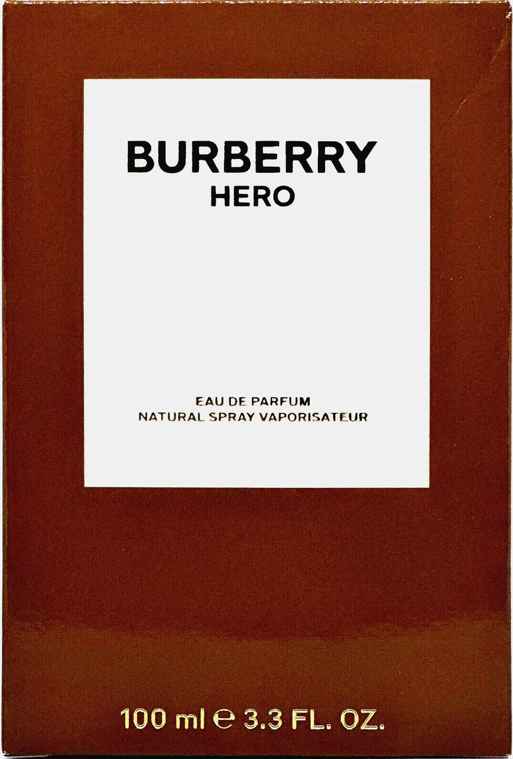 Burberry Hero Eau de Parfum for Men 100ml (3.3 oz) Long-Lasting Woody Spicy Cologne