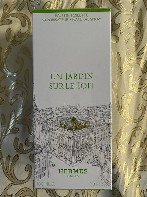 Hermès Un Jardin Sur Le Toit Eau de Toilette Spray 100ml (3.3 fl oz) – Fresh Green Fruity Fragrance